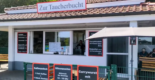 BookNoFees: Imbiss zur Taucherbucht, Möhnesee-Delecke
