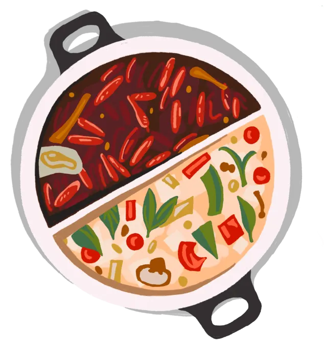 BookNoFees: Restorāns – Chili & Pepper Hot Pot – Vienna – Čili un piparu karstā zupa, foto 2
