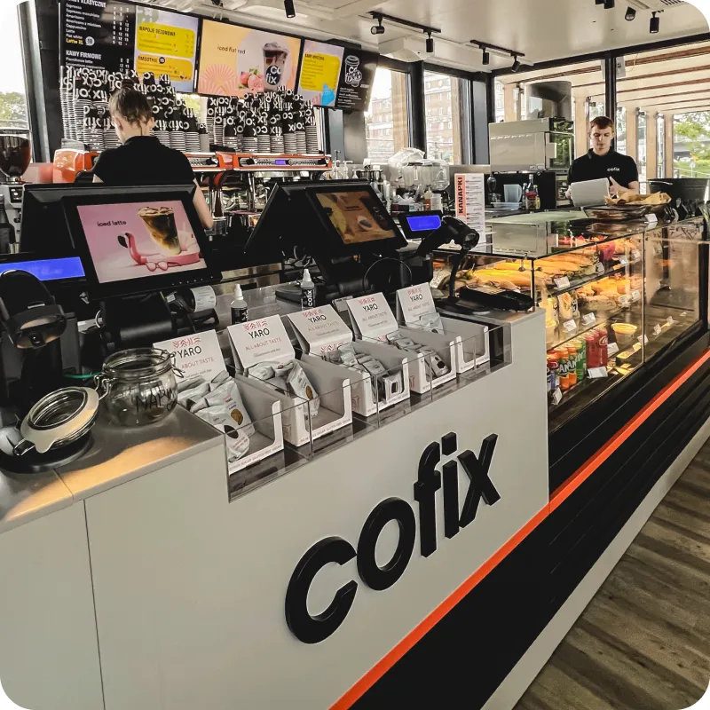 BookNoFees: Kafejnīca – Cofix – Minsk – Cofix, foto 1