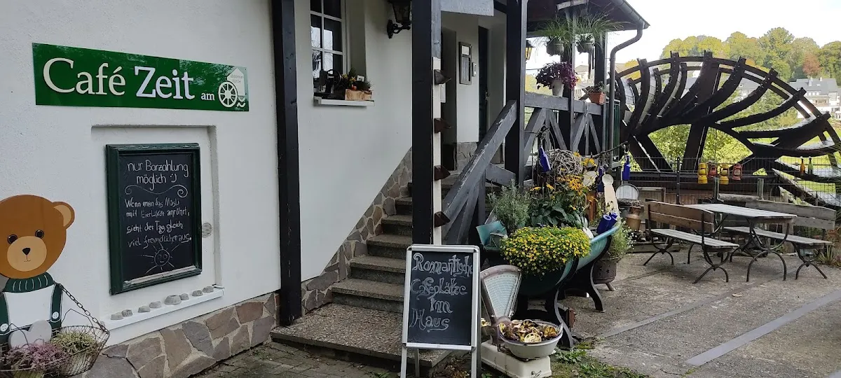 BookNoFees: Restorāns – Café Zeit am Wasserrad – Schmallenberg – Café Zeit am Wasserrad, foto 1