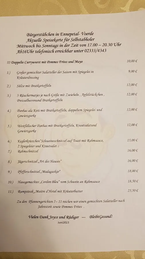 BookNoFees: Restorāns – Bürgerstübchen – Ennepetal – Pilsonu istabiņa, foto 2