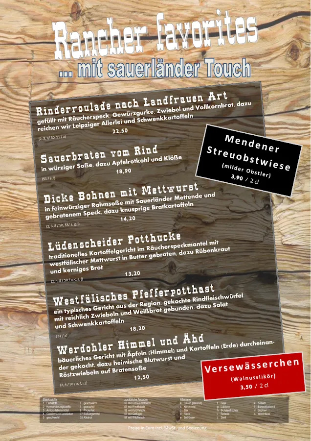 BookNoFees: Restorāns – Pungelscheider Schnitzelranch – Werdohl – Pungelscheidera Šniceles ranča, foto 3