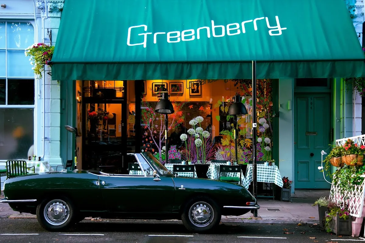 BookNoFees: Kafejnīca – Greenberry – London – Greenberry, foto 1