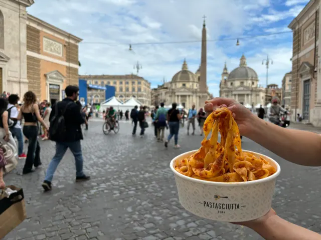 BookNoFees: Uzkodu bārs – Pastasciutta – Rome – Makaroni, foto 3