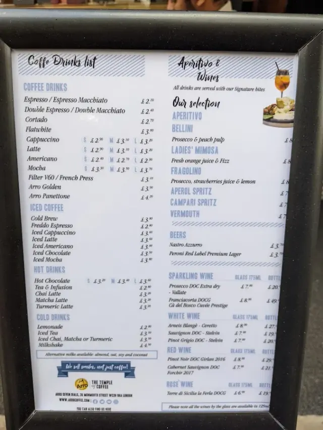 BookNoFees: Kafejnīca – Arro Coffee - The Temple of Coffee – London – Arro Coffee – Kafijas templis, foto 2